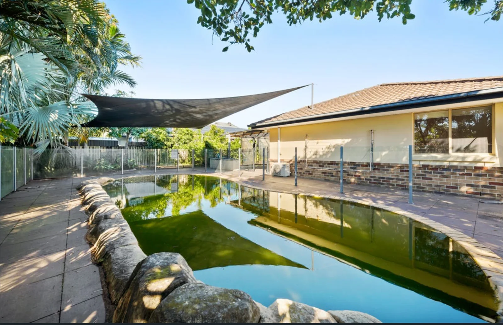 Pool before renovation
