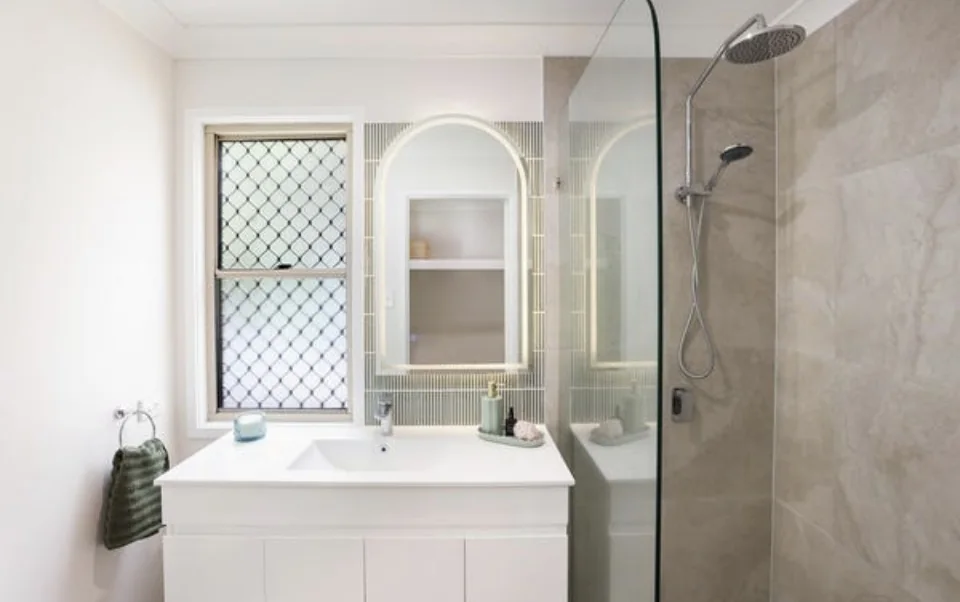 Townhouse bathroom after renovation